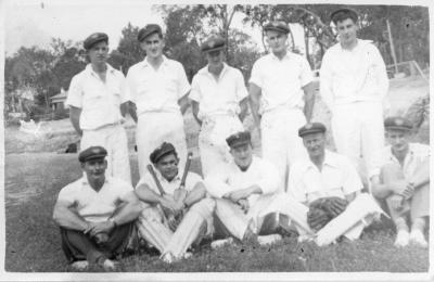 Carlotta Cricket Team (1950's) at "Gembrook" (Guthridges) Farm