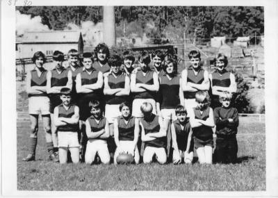 Nannup Schoolboys Football Team 1971 at Pemberton