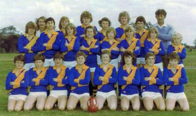 Nannup Junior Football Association Under 14 1980. Busselton Junior Football Association
