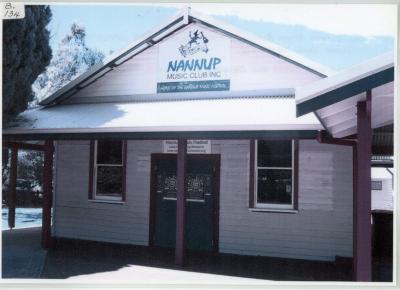 Old Supper Room building, Warren Road, Nannup. 10/01/2015, after two front windows installed.