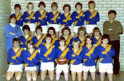 Busselton Junior Football Association. Under 14 Premiers 1981