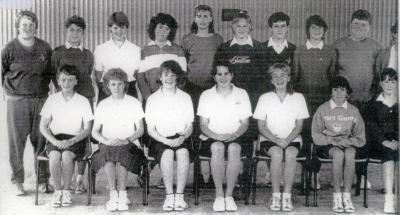 Nannup District High School Netball Team 1987