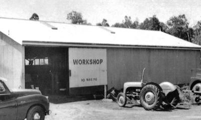 Nannup Commercial Section April 1962.  Rowe's Workshop