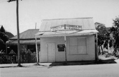 Commercial Bank (in the foreground) - Coffee Palace (in the background) Warren Road Nannup 1962  