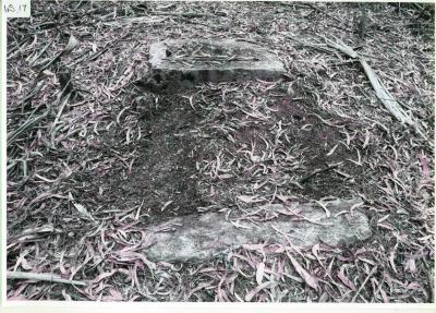 Remains of concrete base for boiler @ Willow Springs mill 12.10.2013