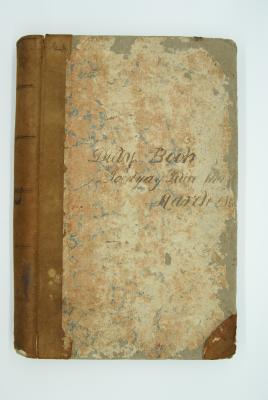 TOODYAY POLICE STATION DUTY BOOK 1860-1861