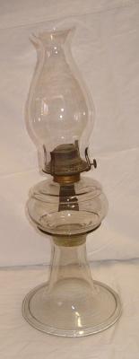 LAMP: GLASS KEROSENE