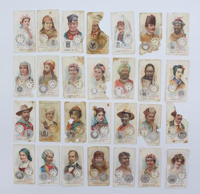 CIGARETTE CARDS SET OF 28 PEOPLE OF THE WORLD