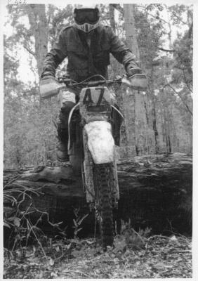 Jim Green on motorbike