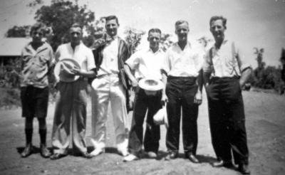 George Arch, Charlie McNess  with Vern and Ern Andrews & Stan Newton 1935