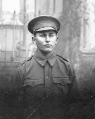 Benjamin John Blythe in WW1 uniform