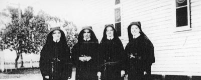 1963 St. Joseph's Sisters - Fionuala Clifford, Elain, Cashmir O'Callaghan, Colombrille Frier.