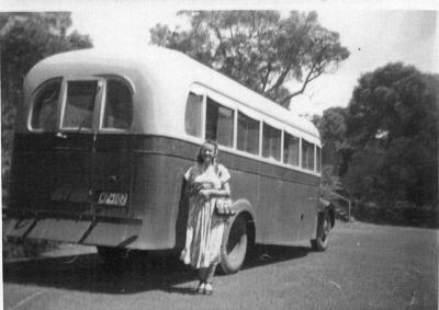 Nannup School Bus - Girl unknown