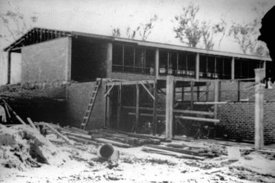 School Under Construction - Boys toilets and drinking taps