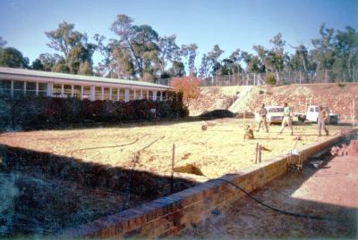 School Under Construction - Covered Area