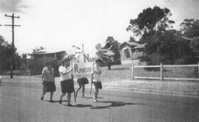 Float parade easter 1988. Nannup Rangers.