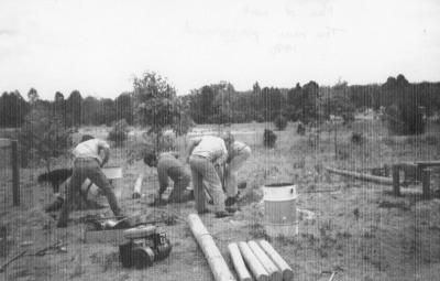 'Men at work' the new playground, 1990