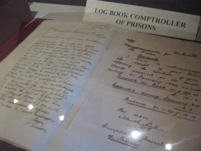 LOG BOOK COMPTROLLER OF PRISONS, 1903-1913