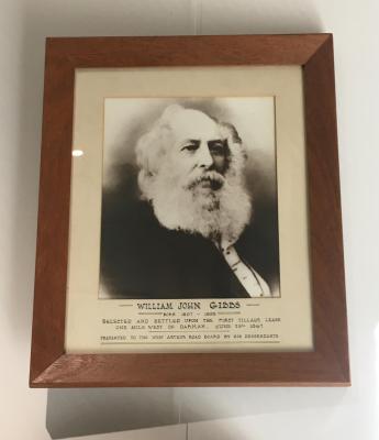 Framed Picture of William John Gibbs