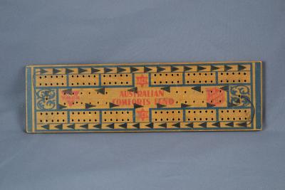 AUSTRALIAN COMFORTS FUND - CRIBBAGE BOARD