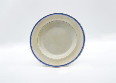 BOWL WITH BLUE TRIM