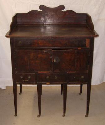 WASH STAND, ENGLISH MAHOGANY