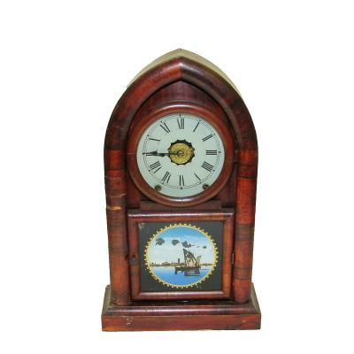 MANTLE CLOCK - GOTHIC STYLE, WOOD