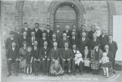 Black and White photograph Kellerberrin Agricultural Hall Eastern District Council Co-op Conference