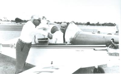 Black and White photograph Alan Mather - Principal of Electweld Steel Co