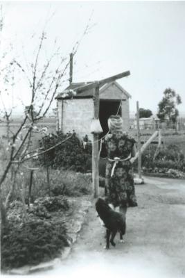 Black and White photograph Hampton Farm - Mavis Forsyth