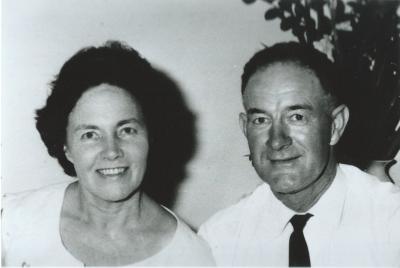 Black and White photograph Don and Mavis Forsyth, Kellerberrin