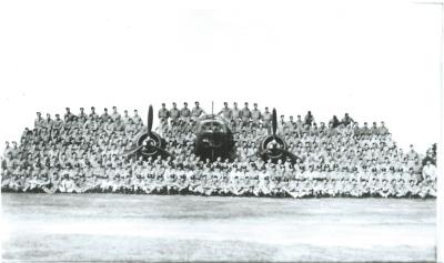 Black and White photograph Middleburg Island WWII