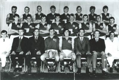 Black and White photograph Kellerberrin Football Team