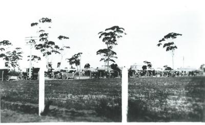 Black and White photograph.  Anzac day in Kellerberrin 1926