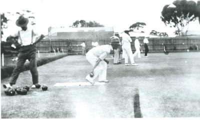 Black and White photograph Kellerberrin Bowling Club