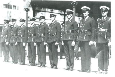 Black and White photograph.  Kellerberrin Fire Brigade