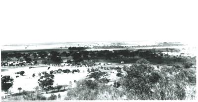 Black and White photograph x 2 View from Kellerberrin Hill