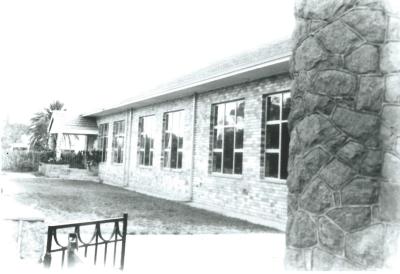 Black and White photograph.  Kellerberrin St Joseph's convent - new building