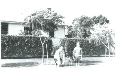 Black and White photograph.  Sewell St Kellerberrin