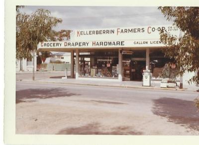 Colour photo of exterior of Kellerberrin Farmers Co-op.  View of Massingham street frontage