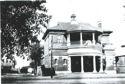 Black and White photograph.  Kellerberrin Post Office