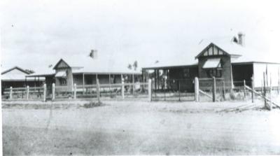 Black and White photograph.  West Massingham Street, Kellerberrin