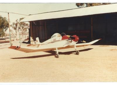 Colour photo - Alan Mather's  aeroplane