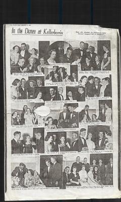 Newspaper article - the Western Mail - September 2 1937.  Kellerberrin Junior Farmers inaugural ball 17 August 1937.