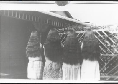 Black and White photograph.  Tolerton Girls