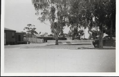 Black and White photograph Railway Station at Massingham St