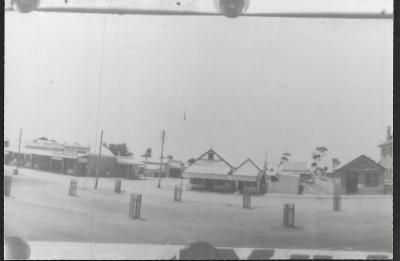 Black and White photograph Massingham St, Kellerberrin.  Kellerberrin Farmers Co-op