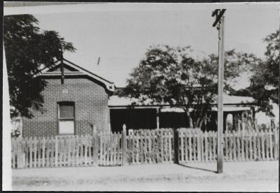 Black and White photograph Methodist Manse