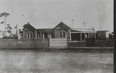 Black and White photograph Eastern Districts Memorial Hospital.  Not long after opening