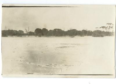 Black and White Photograph - Baandee Salt Lakes 1925